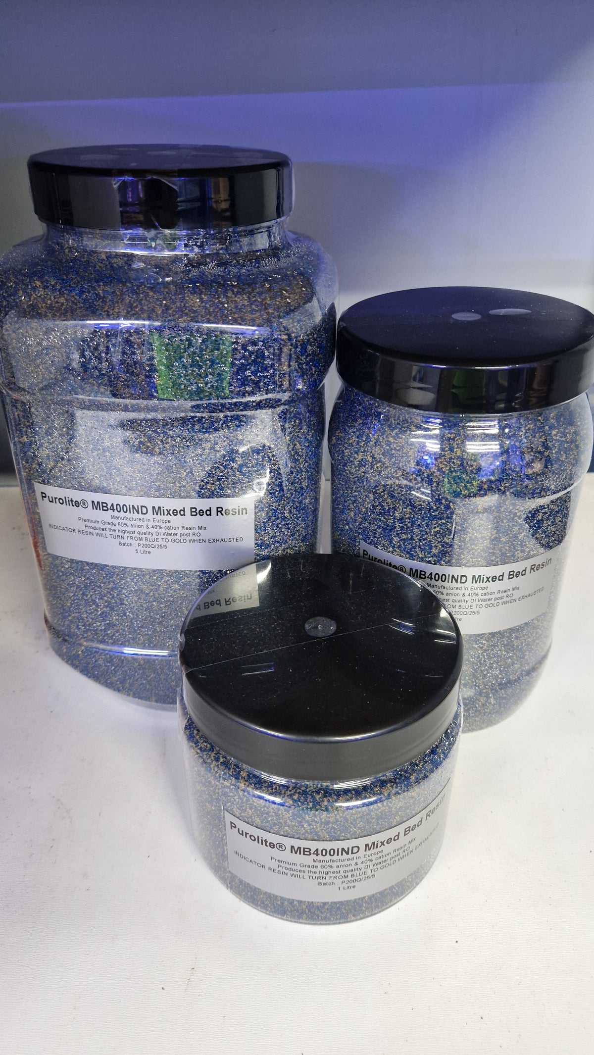 Purolite Mixed Bed Indicator DI Resin 1L - All Things Aquatic
