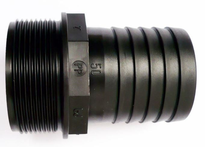 2" Male Threaded Hosetail - All Things Aquatic