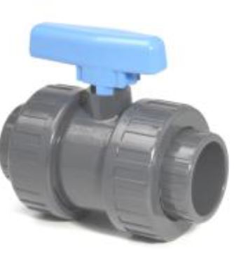 20mm PVC Double Union Ball Valve - All Things Aquatic