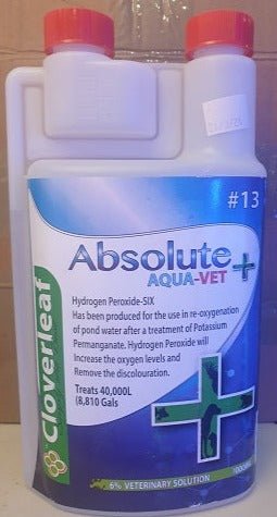 Aqua - vet med - #13 hydrogen peroxide 6 - 1ltr - All Things Aquatic