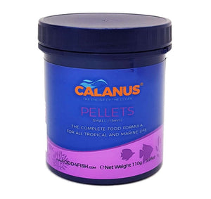 BCUK Calanus Marine Food Pellets: Small 1.5mm Pellets, 110g - All Things Aquatic