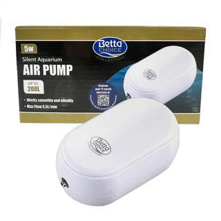 Betta Choice Silent Air Pump 5w 200L - All Things Aquatic