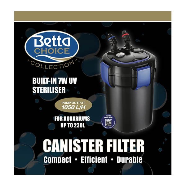 Betta Choice UV External Canister Filter - All Things Aquatic