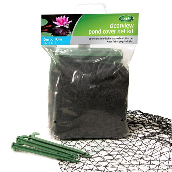 Blagdon Clearview Black Pond Cover Net 10x6m - All Things Aquatic