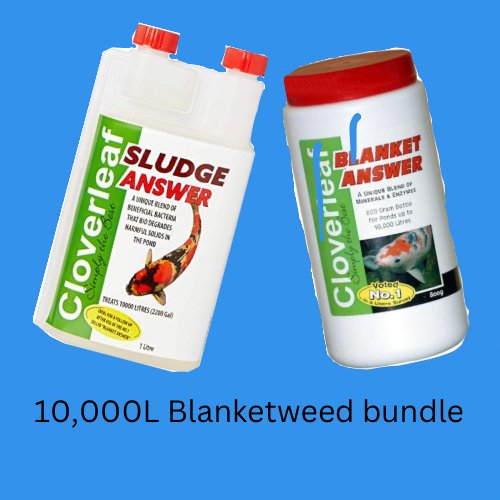 Cloverleaf Blanket Answer 800g and Sludge Answer 1L Bundle - All Things Aquatic