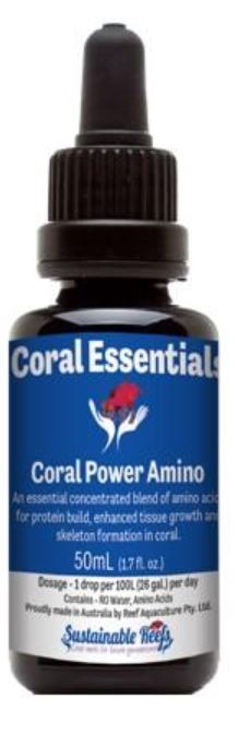 Coral Essentials Coral Power Aminos 50ml - All Things Aquatic