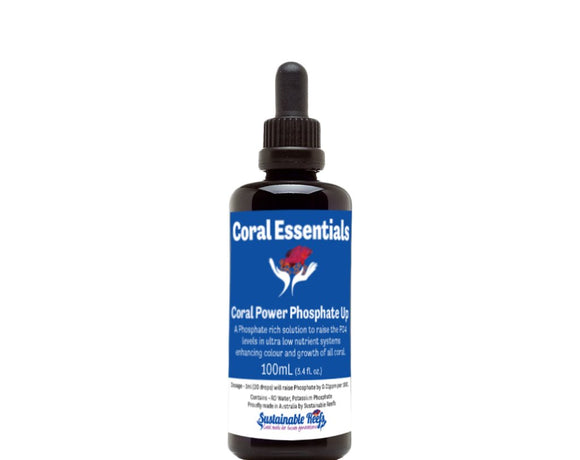 Coral Essentials Coral Power Phosphate Up 100ml - All Things Aquatic