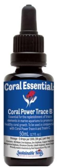 Coral Essentials Coral Power Trace B 50ml - All Things Aquatic