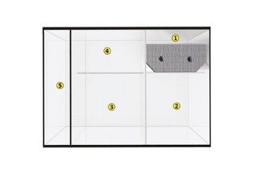 D - D REEF - PRO 1200 Aquarium - Ultra Gloss Black - All Things Aquatic