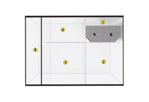 D - D REEF - PRO 900 Aquarium - Ultra Gloss Black - All Things Aquatic