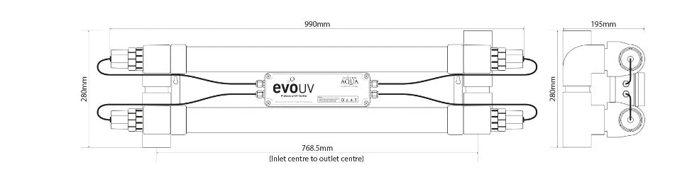 Evolution Aqua Evo 110 UV Clarifier - All Things Aquatic