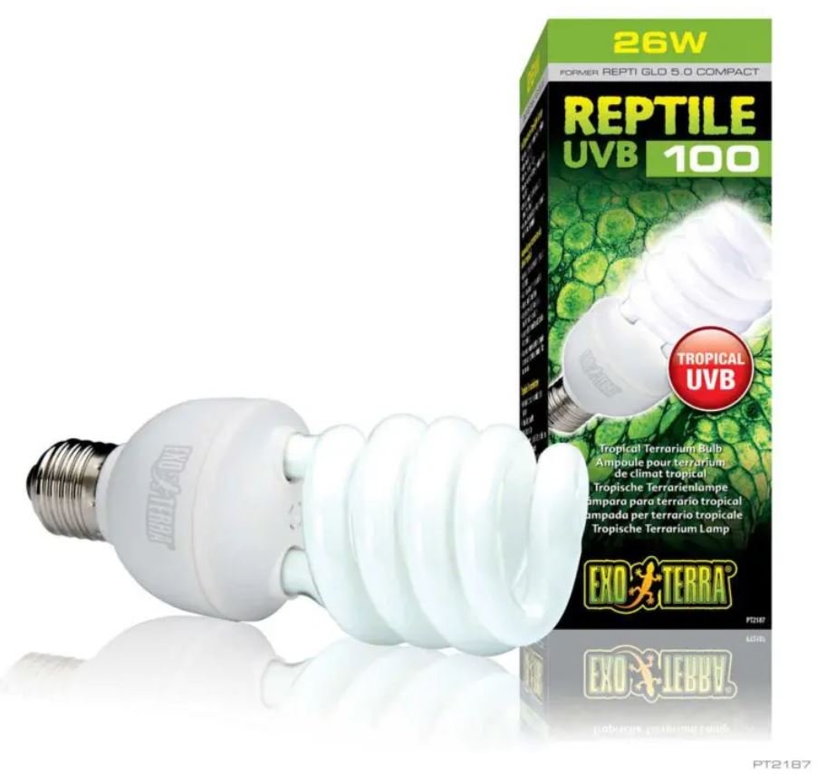 Exoterra Reptile UVB100 Compact 25W Bulb - All Things Aquatic