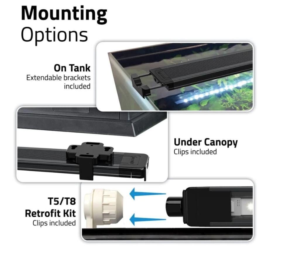 Fluval Aquasky LED 3.0 Aquarium Light 30w 99 - 130cm - All Things Aquatic