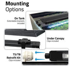 Fluval Aquasky LED 3.0 Aquarium Light 30w 99 - 130cm - All Things Aquatic