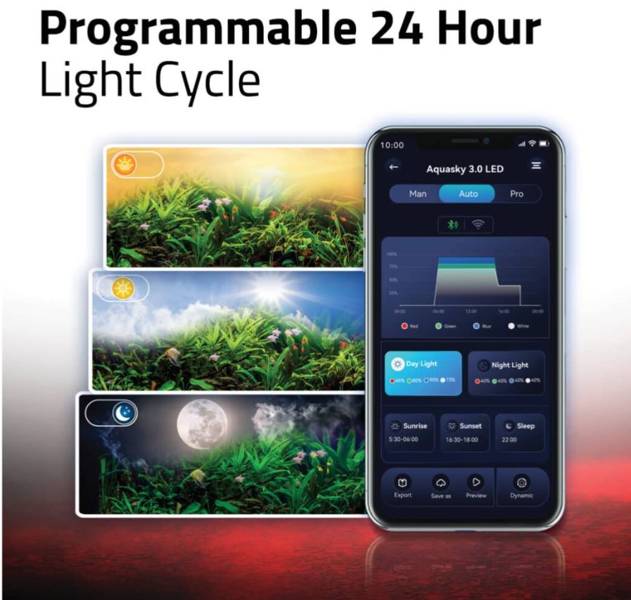 Fluval Aquasky LED 3.0 Aquarium Light 30w 99 - 130cm - All Things Aquatic