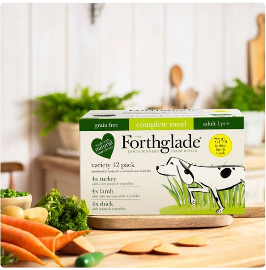 Forthglade Turkey, Duck and Lamb Wet Dog Food Variety Pack - All Things Aquatic