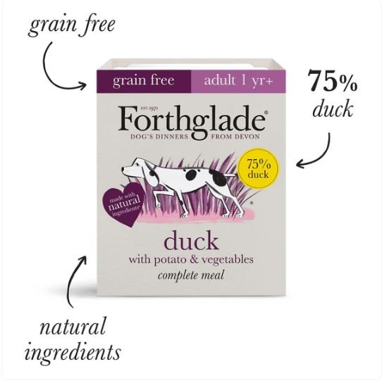 Forthglade Turkey, Duck and Lamb Wet Dog Food Variety Pack - All Things Aquatic