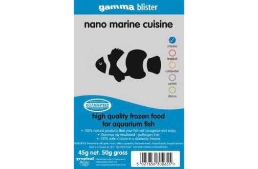 Gamma Nano Marine Cuisine Blister 45g - All Things Aquatic