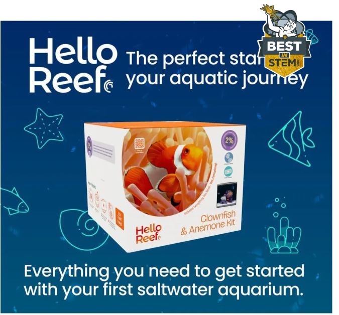 Hello Reef All In One Clownfish & Anemone Aquarium Kit - All Things Aquatic