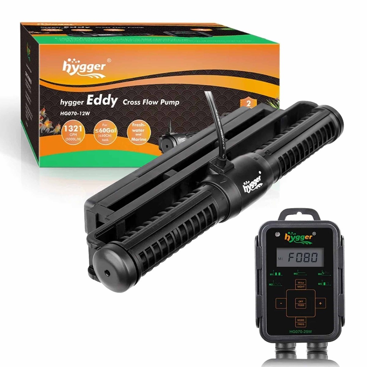 Hygger Cross - Flow Wave Maker 7000Lph 18w - All Things Aquatic