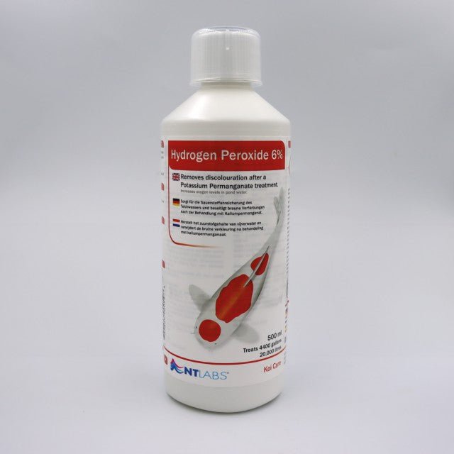 NT Labs Koi Care Hydrogen Peroxide Oxygen Booster 500ml - All Things Aquatic