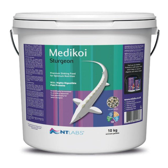 NT Labs Medikoi Sturgeon Jumbo 10Kg - All Things Aquatic