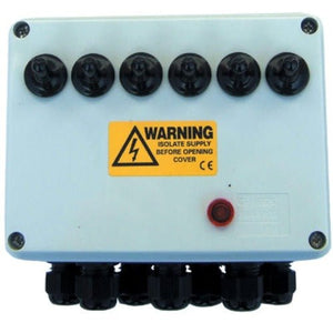 PondXpert Waterproof Switchbox 6 Way - All Things Aquatic