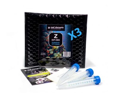 Reef Zlements ICP - OES Aquarium Analysis Saltwater 3 Pack - All Things Aquatic