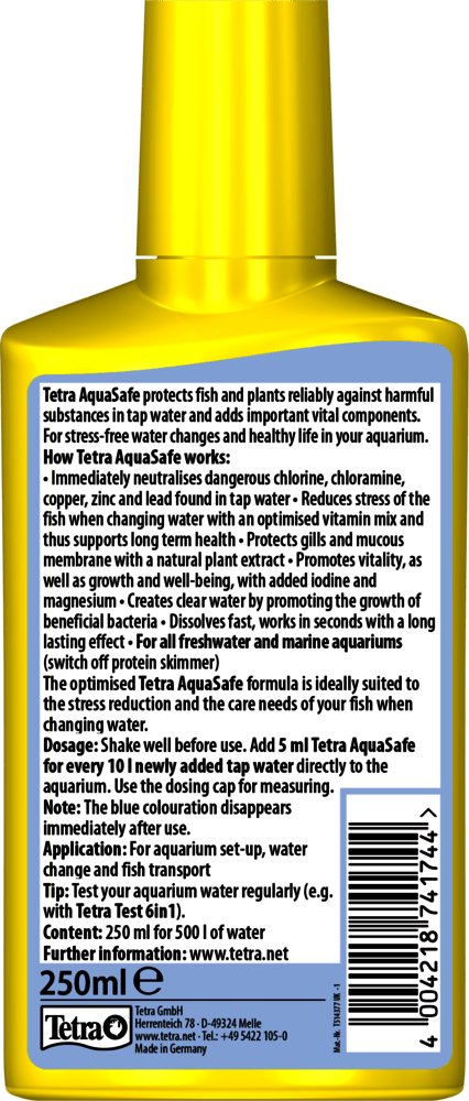 Tetra Aquasafe 500ml - All Things Aquatic