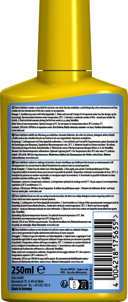 Tetra Safestart Bacteria 100ml - All Things Aquatic