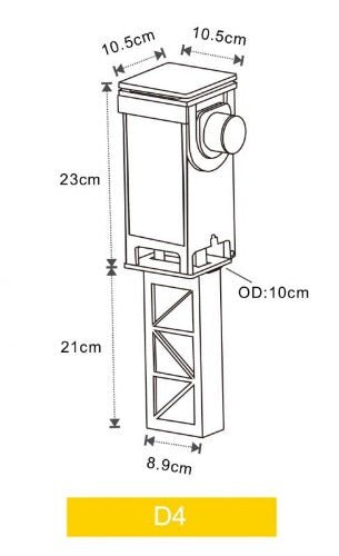 Wavereef Drop in Roller Filter D4 - Slave unit - All Things Aquatic