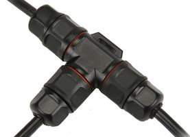 Waterproof 3 Pole T In-Line Cable Joint IP68