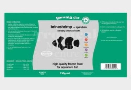 Brineshrimp And Spirulina Gamma Slice 250g