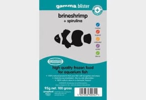Gamma Brineshrimp + Spirulina Blister 100g